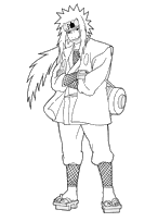 coloriage naruto jirayia l hermite pas net